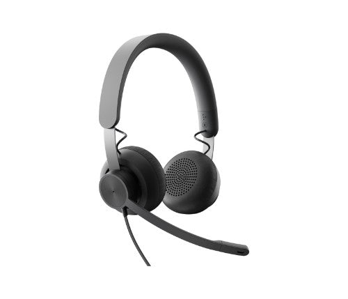 Logitech 981-001103 headphones/headset Wired Head-band Office/Call center USB Type-C Graphite