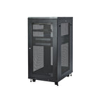StarTech.com RK2433BKM rack cabinet 24U Freestanding rack Black