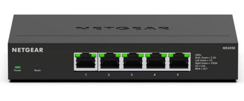 NETGEAR MS305E Unmanaged 2.5G Ethernet (100/1000/2500) Black
