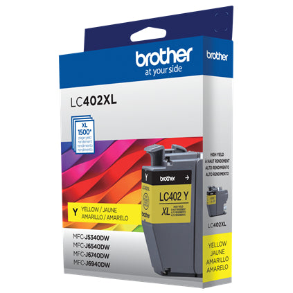 Brother LC402XLYS ink cartridge 1 pc(s) Original High (XL) Yield Yellow
