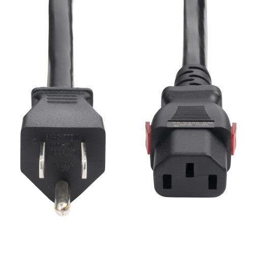 StarTech.com 27LC-4B00-POWER-CORD power cable Black 141.7" (3.6 m) NEMA 5-15P C13 coupler
