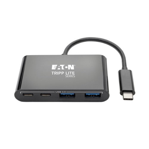 Tripp Lite U460-004-2A2CB interface hub USB 3.2 Gen 2 (3.1 Gen 2) Type-C 5000 Mbit/s Black