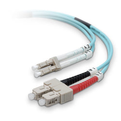 Belkin Fiber Optic Patch Cable - 3.28ft 2 x LC/ 2 x SC InfiniBand/fibre optic cable 39.4" (1 m) Blue