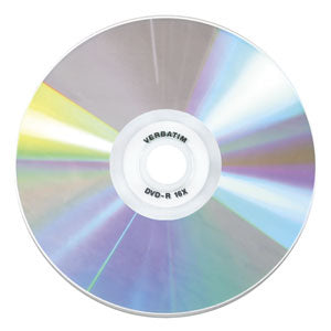 Verbatim DVD-R 4.7GB 16X DataLifePlus, Shiny Silver 50pk Spindle 50 pcs