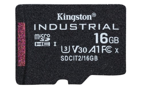 Kingston Technology Industrial 16 GB MicroSDHC UHS-I Class 10