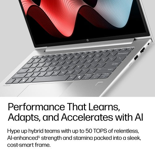 HP ProBook 4 G2a 14 inch Notebook Next Gen AI PC Copilot+ PC AMD Ryzen™ AI 5 Laptop 14" WUXGA 16 GB DDR5-SDRAM 512 GB SSD Wi-Fi 6E (802.11ax) Windows 11 Pro Silver