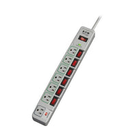 Tripp Lite TLP76MSG surge protector Gray 7 AC outlet(s) 120 V 72" (1.83 m)