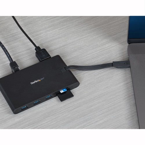 StarTech.com DKT30CHVSCPD laptop dock/port replicator Wired USB 3.2 Gen 1 (3.1 Gen 1) Type-C Black