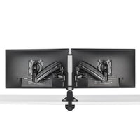 Chief KX Low-Profile Dual Monitor Arm 30" Black Desk