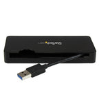 StarTech.com USB3SMDOCKHV laptop dock/port replicator Wired USB 3.2 Gen 1 (3.1 Gen 1) Type-A Black