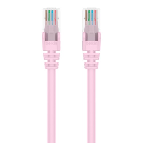 Belkin A3L980-75-PNK-S networking cable Pink 900" (22.9 m) Cat6 U/UTP (UTP)