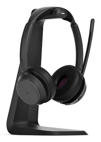 EPOS IMPACT 1000 MS UC ANC WL USB-C+A Stand Headset Wireless Head-band Office/Call center USB Type-C Bluetooth Charging stand Black
