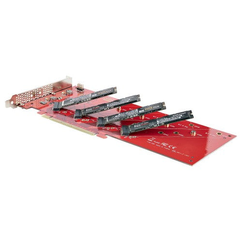 StarTech.com QUAD-M2-PCIE-CARD-B interface cards/adapter Internal M.2