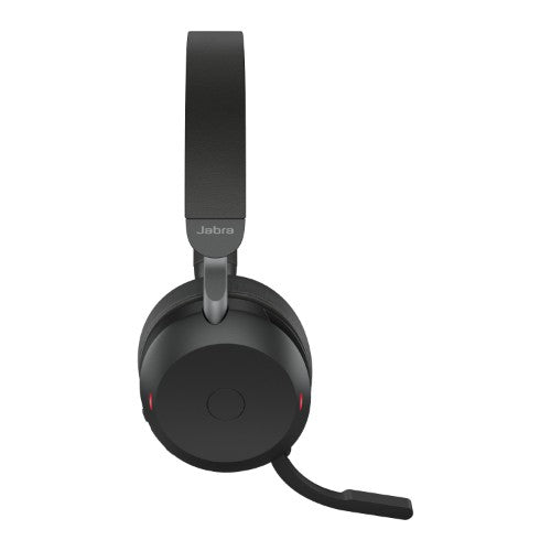 Jabra Evolve2 75 Headset Wireless Head-band Office/Call center USB Type-C Bluetooth Charging stand