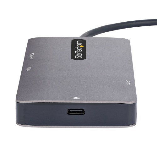 StarTech.com 120B-USBC-MULTIPORT laptop dock/port replicator Wired USB 3.2 Gen 1 (3.1 Gen 1) Type-C Gray