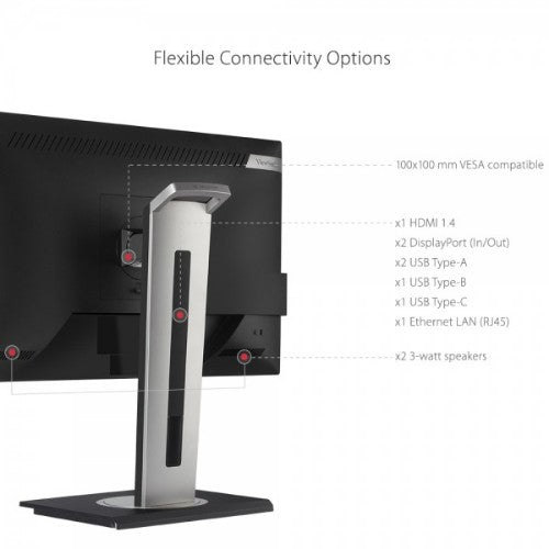 Viewsonic VG Series VG2456A LED display 24" 1920 x 1080 pixels Full HD Black