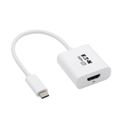 Tripp Lite U444-06N-HD8K6W video cable adapter 4.72" (0.12 m) USB Type-C HDMI Type A (Standard) White