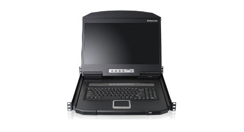 iogear GCL1900W rack console 18.5" 1366 x 768 pixels Metal, Plastic Black