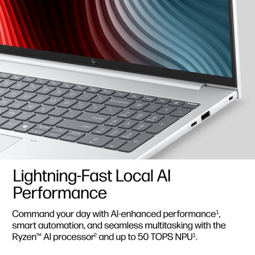 HP EliteBook 8 G2a 16 inch Notebook Next Gen AI PC Wolf Pro Security Edition Copilot+ PC Laptop 16" WUXGA 16 GB LPDDR5x-SDRAM 512 GB SSD Wi-Fi 7 (802.11be) Windows 11 Pro Silver