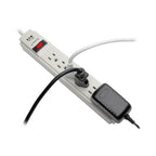 Tripp Lite TLP615 surge protector White 6 AC outlet(s) 120 V 179.9" (4.57 m)