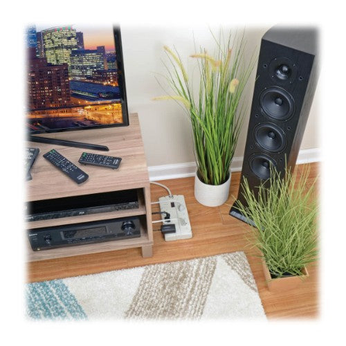 Tripp Lite TLP808 surge protector Gray 8 AC outlet(s) 120 V 95.7" (2.43 m)