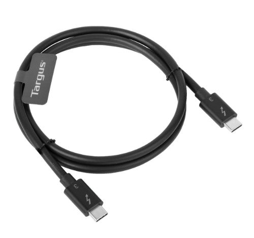 Targus ACC1128GLX USB cable 31.5" (0.8 m) Thunderbolt 3 USB C Black