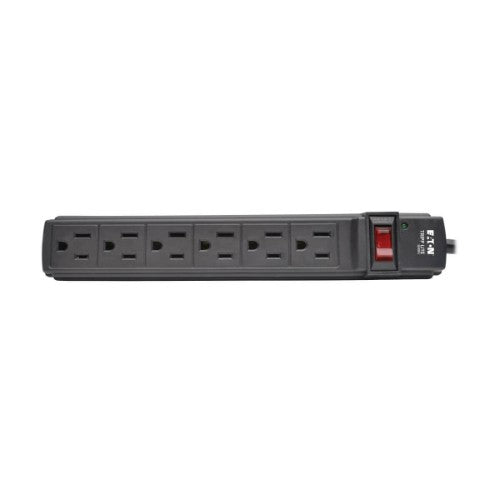 Tripp Lite PS66B surge protector Black 6 AC outlet(s) 120 V 72" (1.83 m)