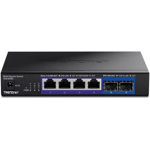 Trendnet TEG-S562 network switch Unmanaged 2.5G Ethernet (100/1000/2500) Black