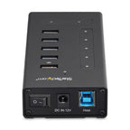 StarTech.com HB30C5A2CST interface hub USB 3.2 Gen 1 (3.1 Gen 1) Type-B 5000 Mbit/s Black