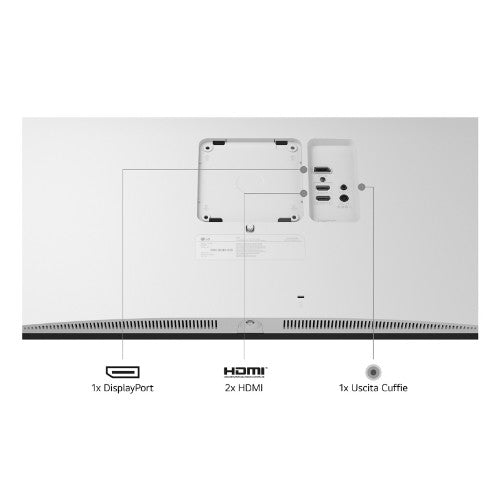 LG 27US550-W computer monitor 27" 3840 x 2160 pixels 4K Ultra HD LCD White
