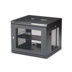 StarTech.com RK920WALM rack cabinet 9U Wall mounted rack Black