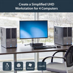 StarTech.com SV431DPU3A2 KVM switch Rack mounting Black