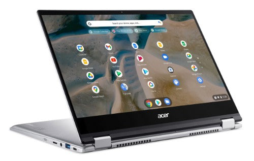 Acer Chromebook CP514-1HH-R0TW AMD Ryzen™ 5 3500C 14" Touchscreen Full HD 8 GB DDR4-SDRAM 128 GB eMMC Wi-Fi 5 (802.11ac) ChromeOS Silver