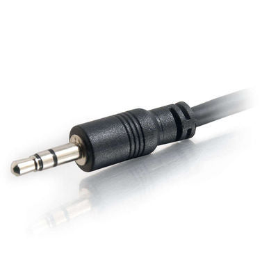C2G 15ft CMG-Rated 3.5mm Stereo With Low Profile Connectors audio cable 179.9" (4.57 m) Black