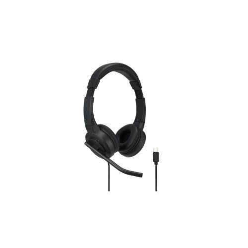 Kensington H1000 Headset Wired Head-band Calls/Music USB Type-C Black