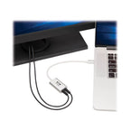 Tripp Lite U437-002 mobile phone cable Silver 7.87" (0.2 m) USB Type-C 2x 3.5mm