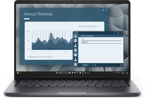 DELL Pro 14 PC14255 AMD Ryzen™ 5 220 Laptop 14" Full HD+ 16 GB DDR5-SDRAM 256 GB SSD Wi-Fi 6E (802.11ax) Windows 11 Pro US English Black