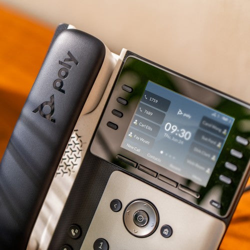 HP Poly Edge E350 IP Phone and PoE-enabled