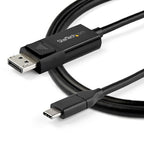 StarTech.com CDP2DP141MBD video cable adapter 39.4" (1 m) USB Type-C DisplayPort Black