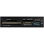 StarTech.com 35FCREADBU3 card reader IDC Black, Metallic