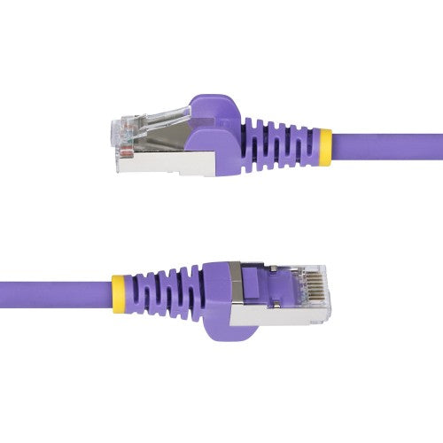 StarTech.com NLPL-25F-CAT6A-PATCH networking cable Purple 299.2" (7.6 m) S/FTP (S-STP)