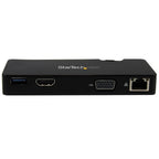 StarTech.com USB3SMDOCKHV laptop dock/port replicator Wired USB 3.2 Gen 1 (3.1 Gen 1) Type-A Black