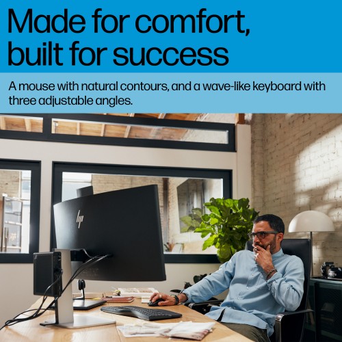 HP 685 Comfort Dual-Mode Keyboard and Mouse Combo