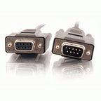 C2G 25ft DB9 M/F Extension Cable - Black serial cable 300" (7.62 m)