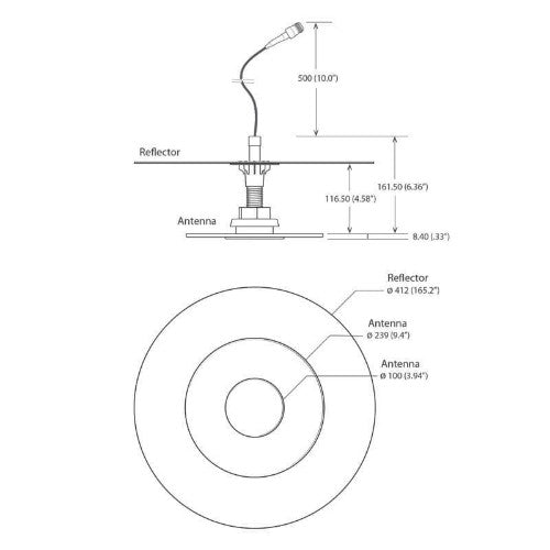 Wilson Electronics 314406 network antenna Omni-directional antenna N-type 7 dBi