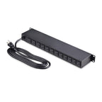 StarTech.com 16NM8-RACK-MOUNT-PDU power distribution unit (PDU) 16 AC outlet(s) 1U Black