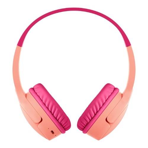 Belkin SoundForm Mini Headset Wireless Head-band Calls/Music USB Type-C Pink