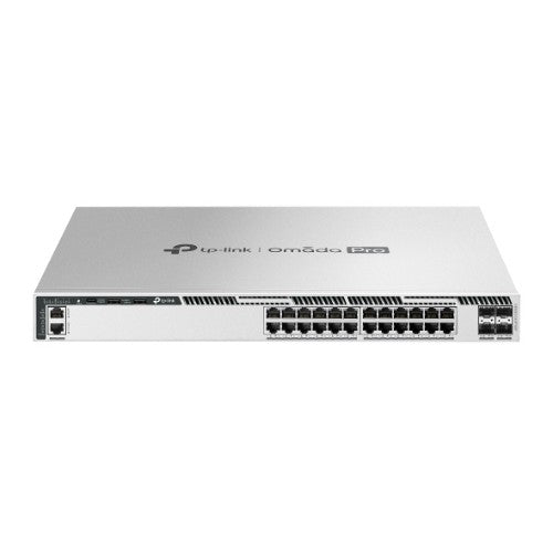 TP-Link Omada Pro S6500-24GP4XF network switch Managed L3 Gigabit Ethernet (10/100/1000) Power over Ethernet (PoE) 1U Gray