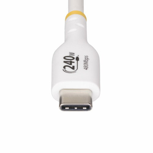 StarTech.com USB2EPR10FW USB cable USB 2.0 122" (3.1 m) USB C White