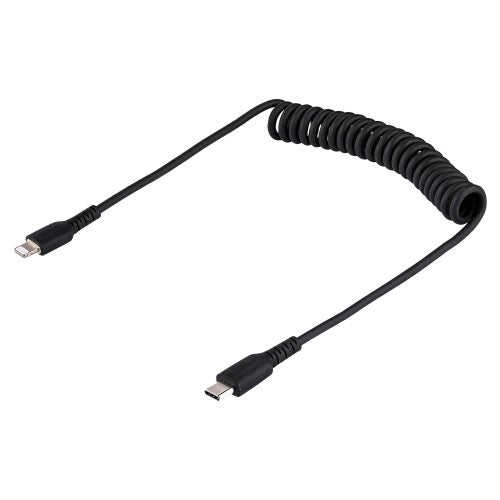 StarTech.com RUSB2CLT1MBC lightning cable 39.4" (1 m) Black